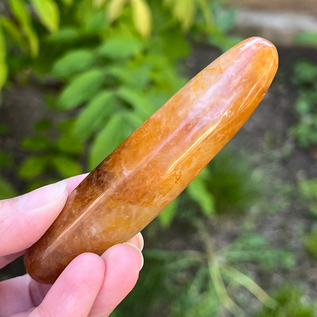 Bagheta golden healer, cuart lamaie model 8, pietre semipretioase - druzy.ro 5 