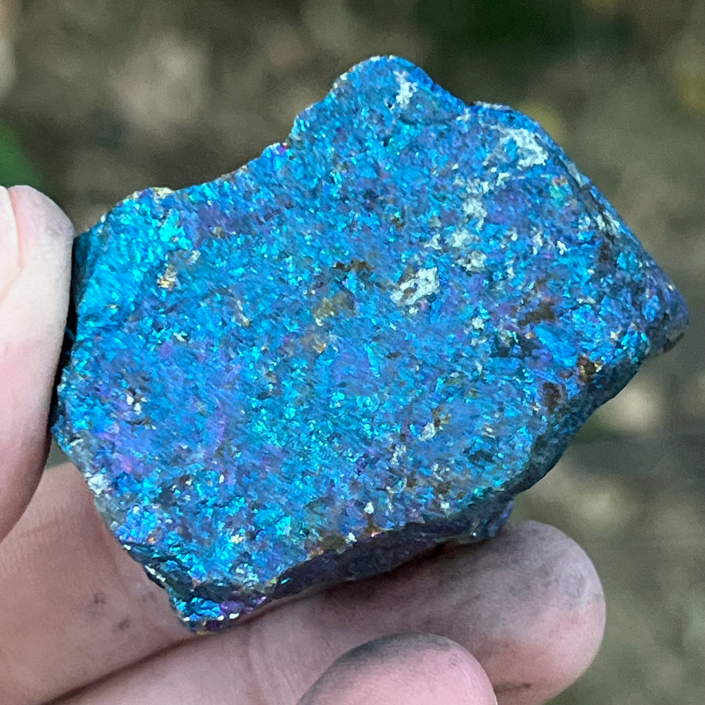 Calcopirita iridescentă din Mexic model 6, pietre semipretioase - druzy.ro 5 