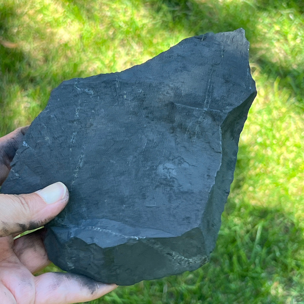 Shungit piatra bruta XXL model 5, pietre semipretioase - druzy.ro 2 