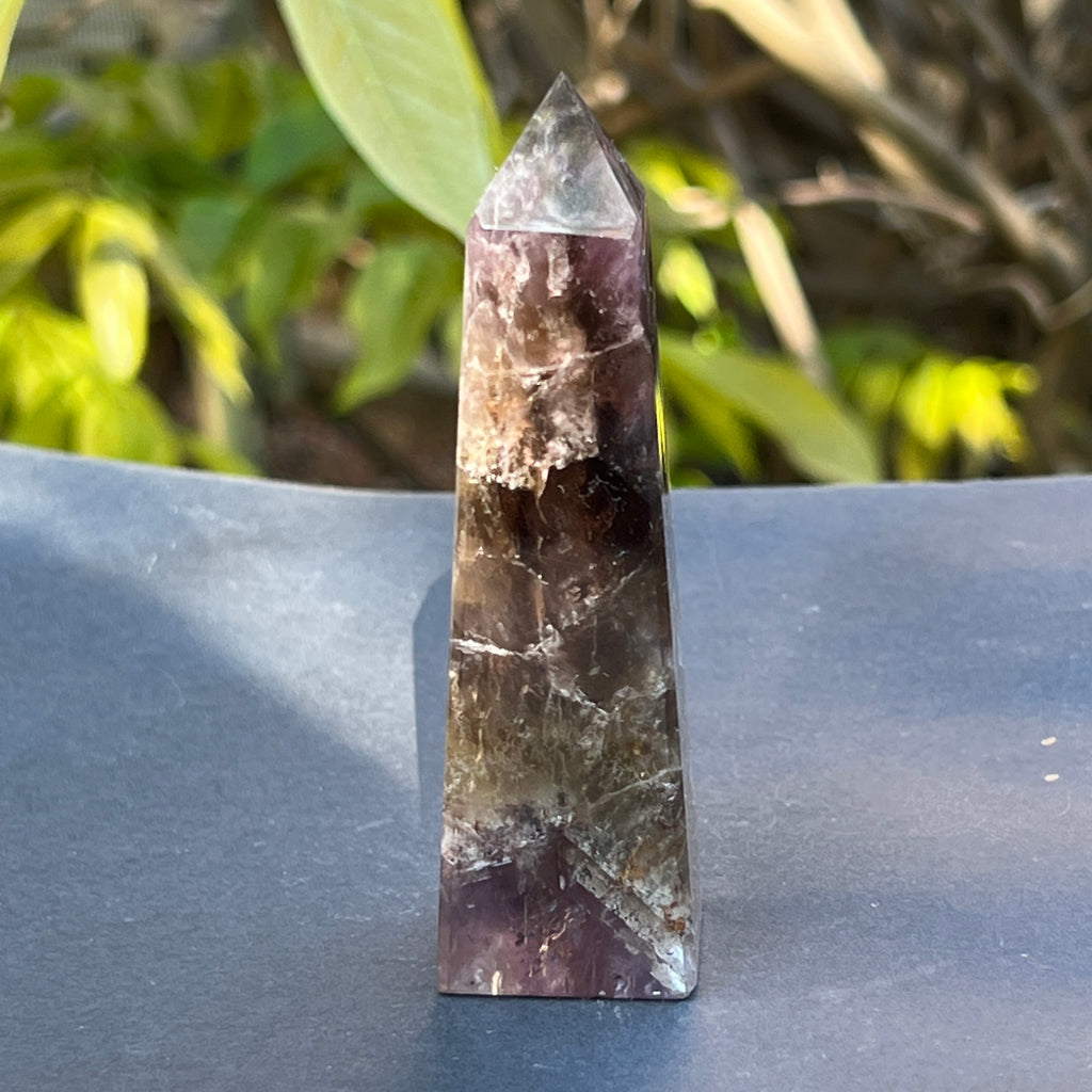 Obelisc super 7 (super seven) din Brazilia model 7, pietre semipretioase - druzy.ro 3 