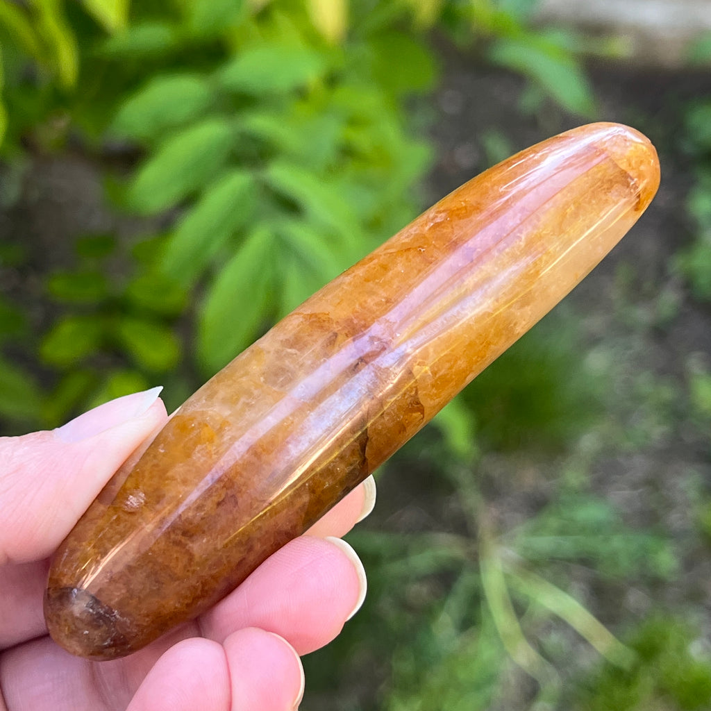 Bagheta golden healer, cuart lamaie model 8, pietre semipretioase - druzy.ro 4 