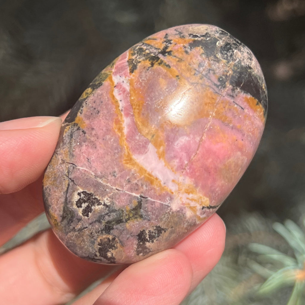 Palmstone rodonit Pakistan model 3, druzy.ro, pietre semipretioase 5