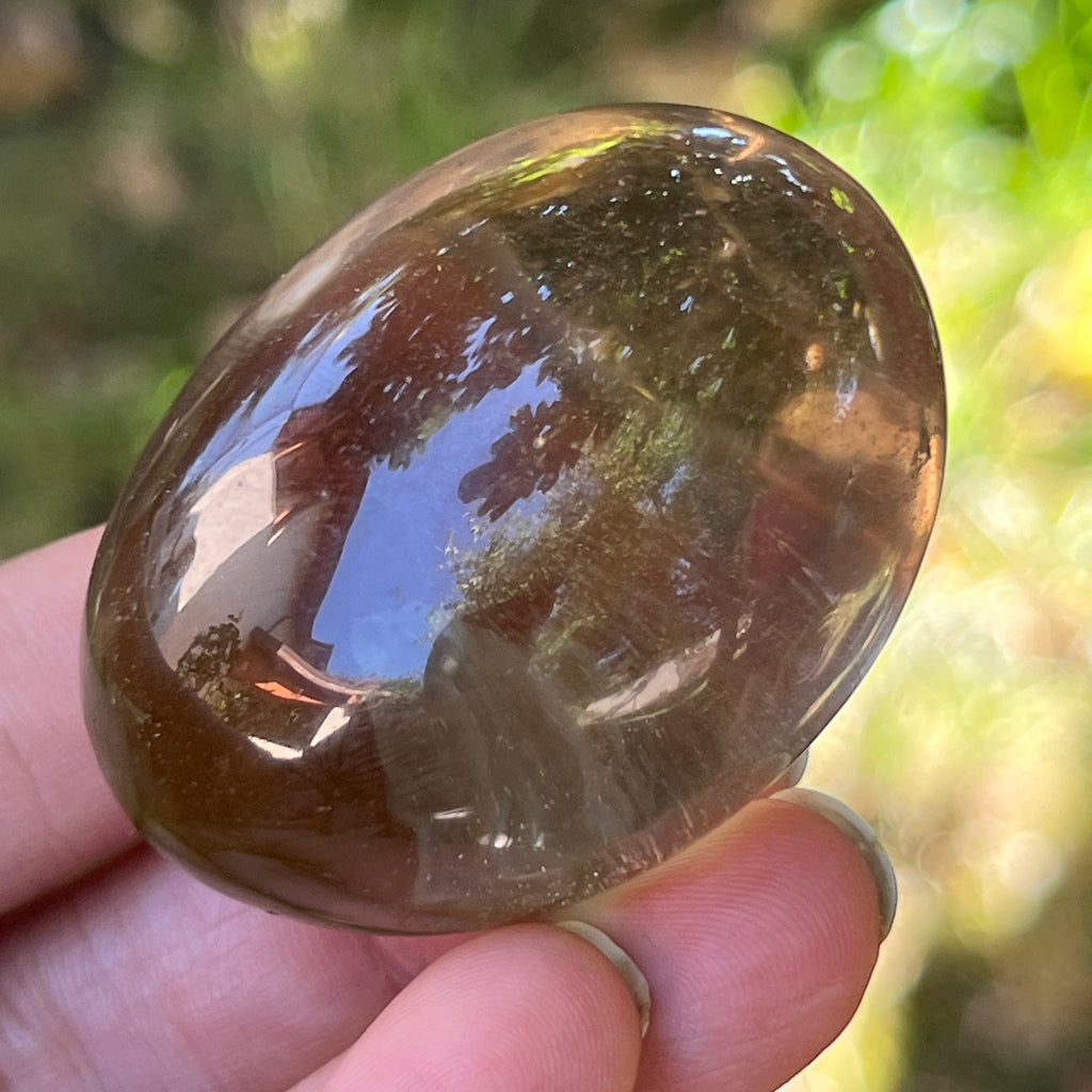 Palmstone cuart fumuriu unicat, model 8, pietre semipretioase - druzy.ro 4 