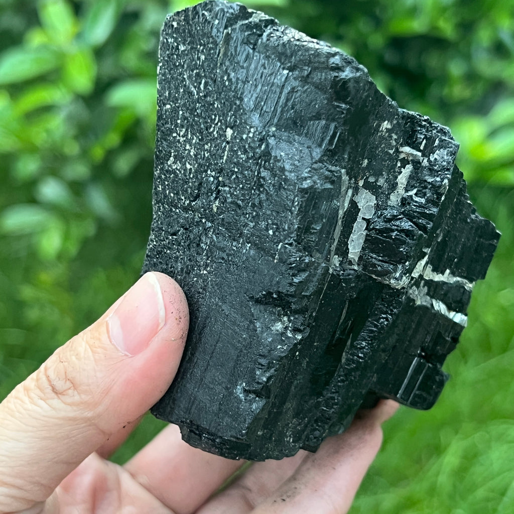 Turmalina neagra piatra bruta L18, pietre semipretioase - druzy.ro 5 