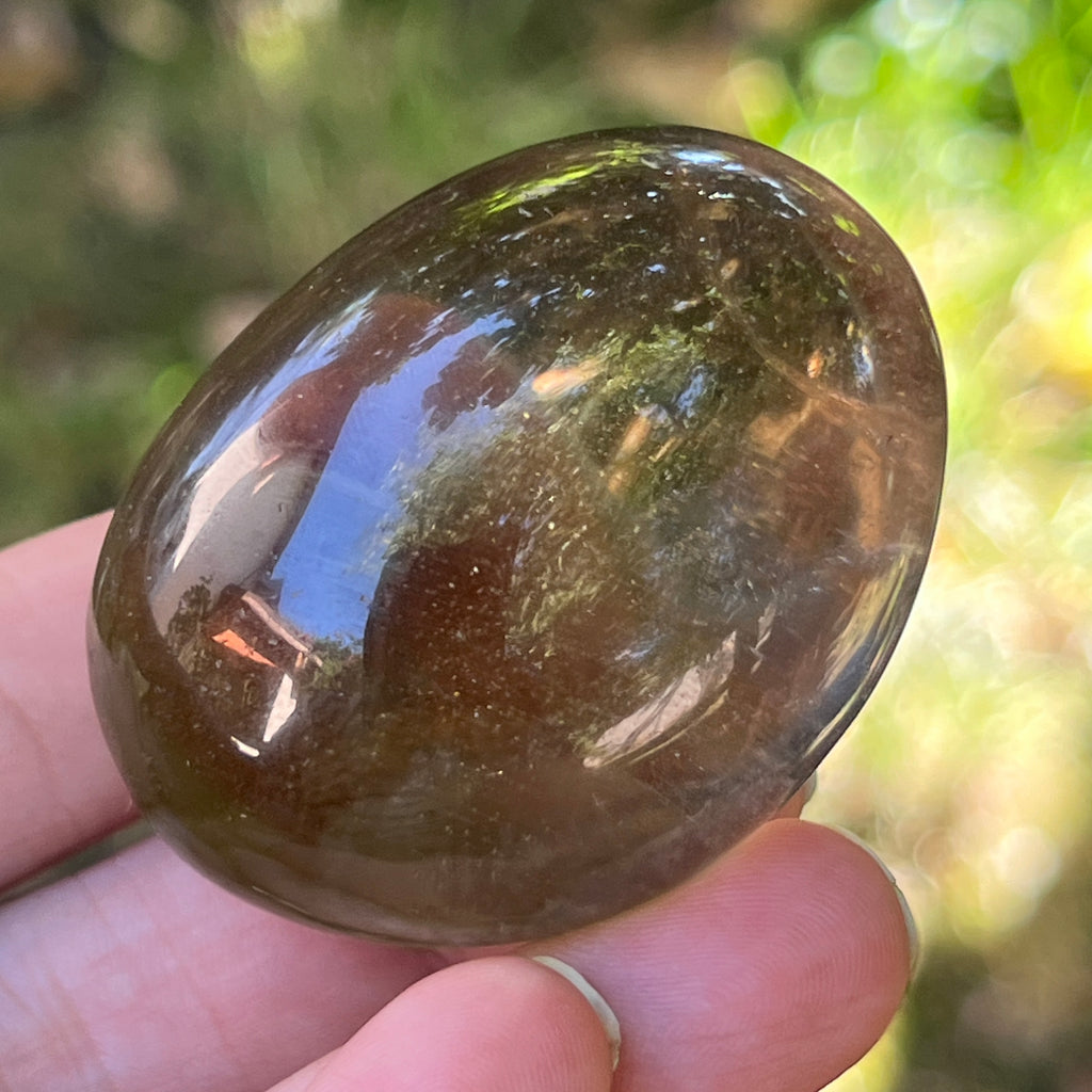 Palmstone cuart fumuriu unicat, model 8, pietre semipretioase - druzy.ro 5 