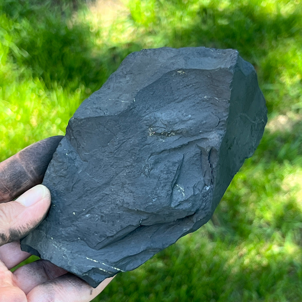 Shungit piatra bruta XXL model 3, pietre semipretioase - druzy.ro 4 