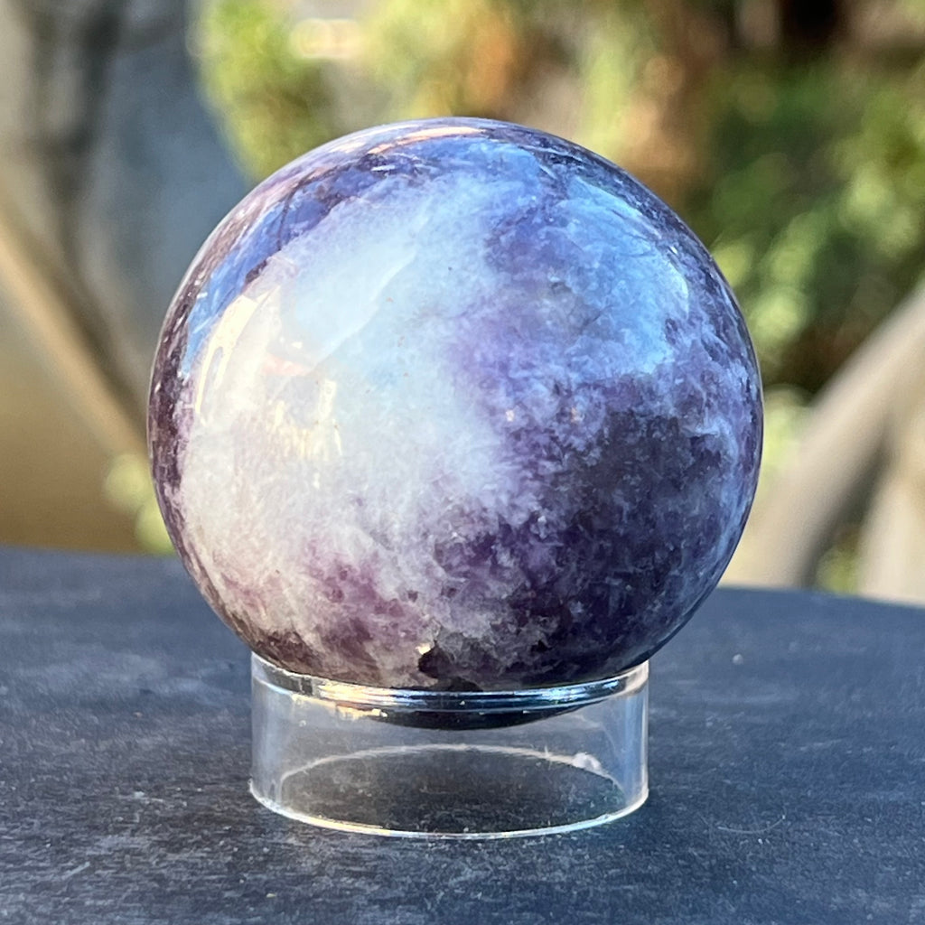 Lepidolit sfera model 2, druzy.ro, cristale 5