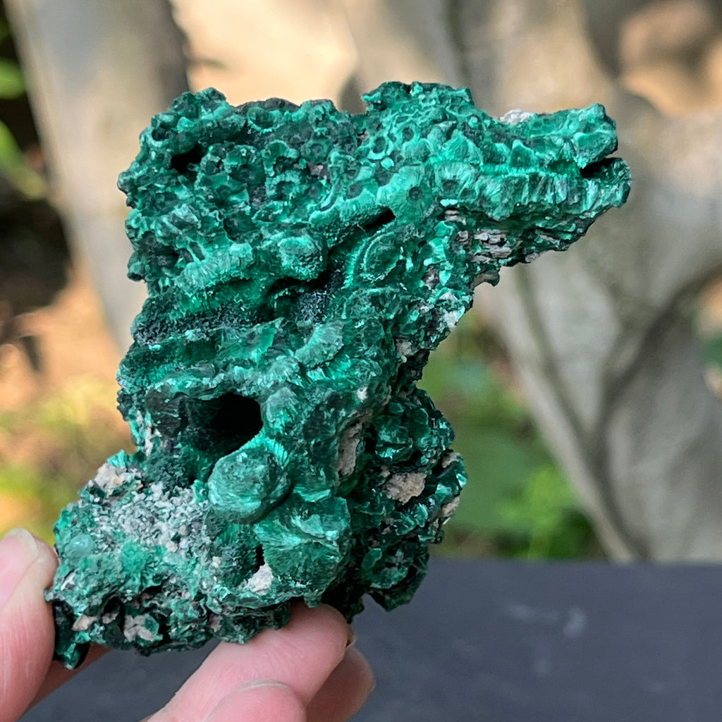 Malachit matasos piatra bruta | Model 20, pietre semipretioase - druzy.ro 11 
