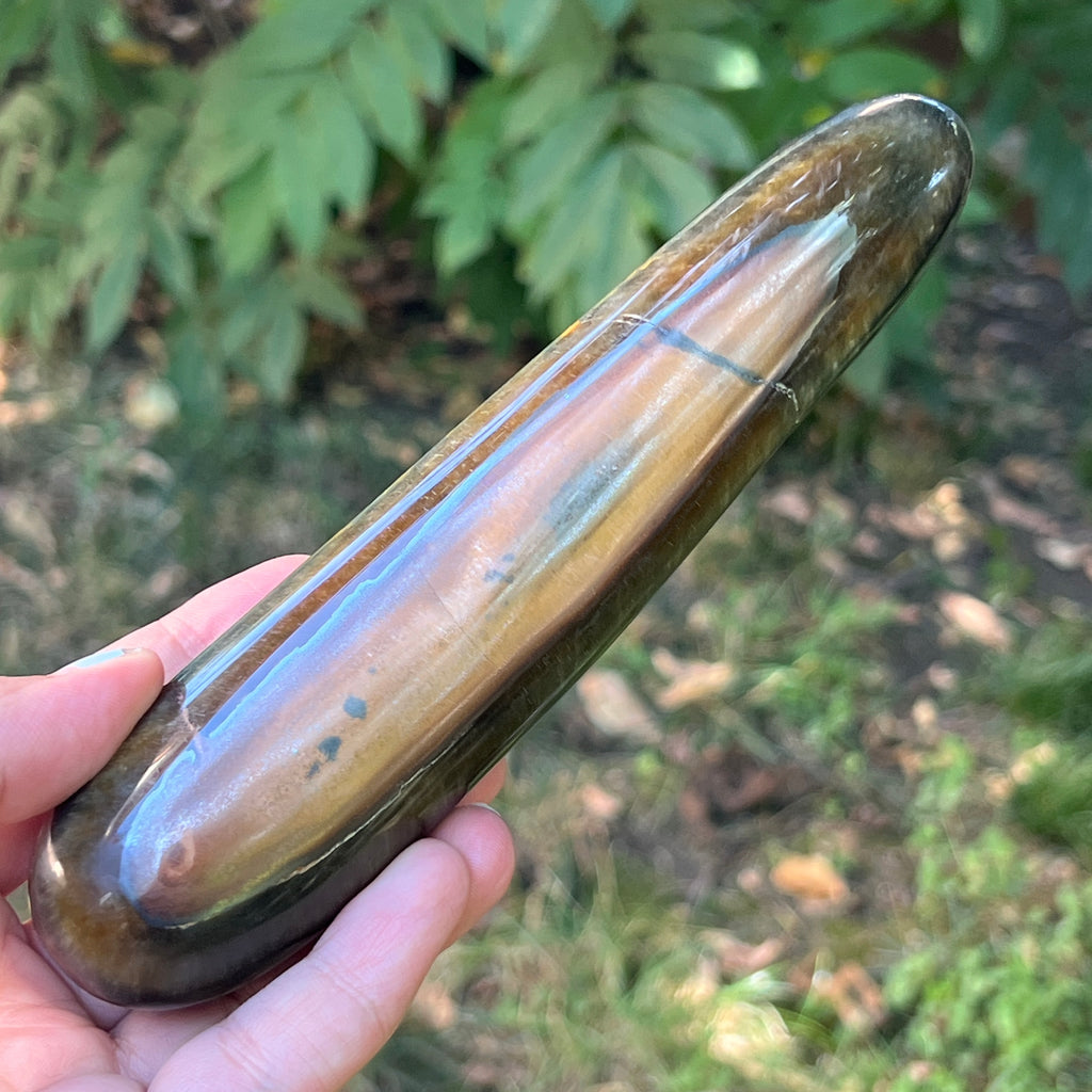Bagheta masaj ochi de tigru m6, pietre semipretioase - druzy.ro 5 