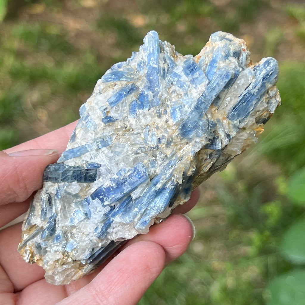 Kianit albastru (Cianit) piatra bruta din Zimbabwe model 8, pietre semipretioase - druzy.ro 1 