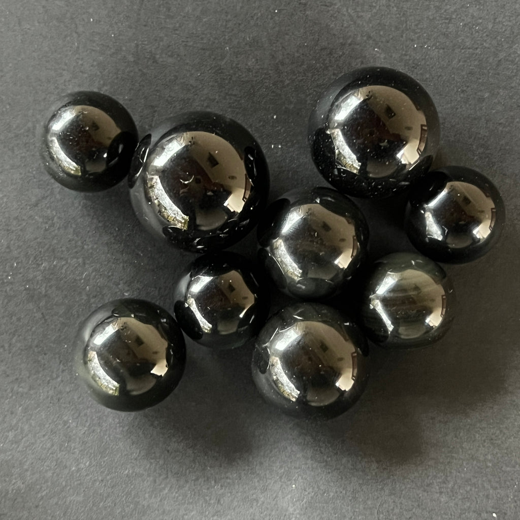 Sfera obsidian 2-3 cm, pietre semipretioase - druzy.ro 6 