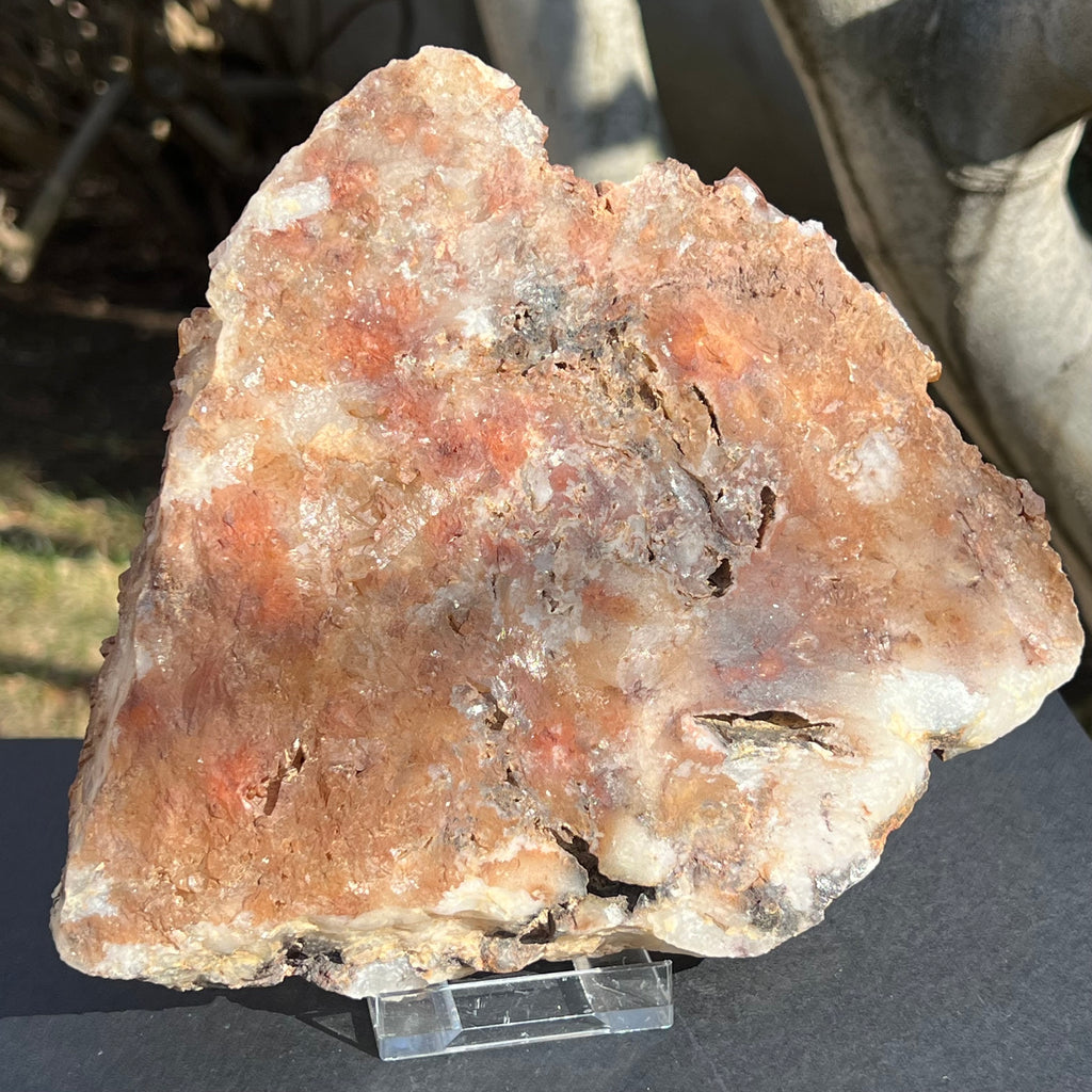 Cluster cuart tangerian 22 * 18 cm, druzy.ro, cristale 3