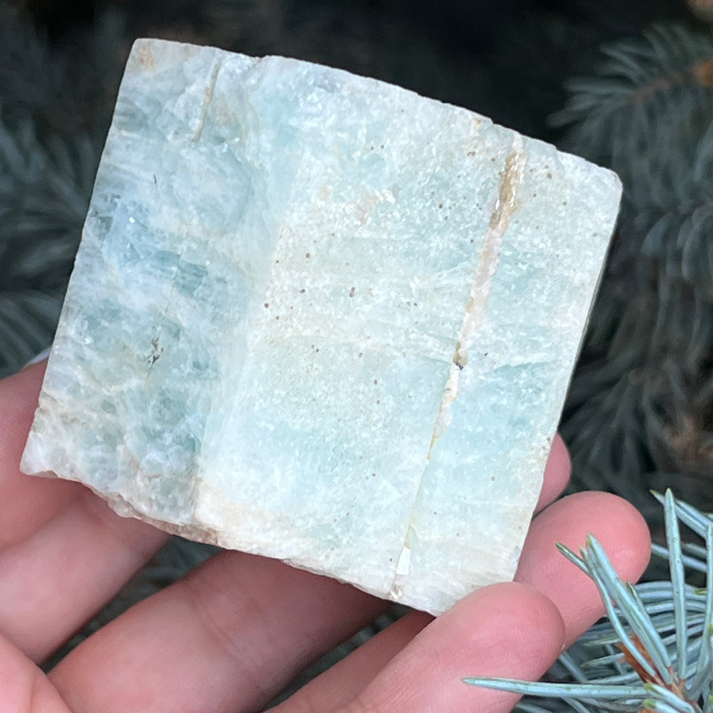 Acvamarin Pakistan piatra bruta model pk23, pietre semipretioase - druzy.ro 4 