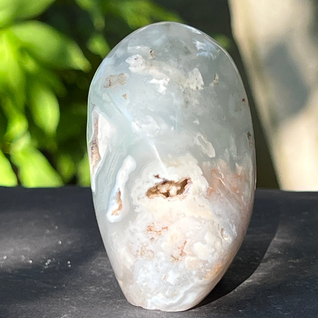 Calcedonie cu crom albastru-verzuie din Zimbabwe -forma libera| Model 11, pietre semipretioase - druzy.ro 4 