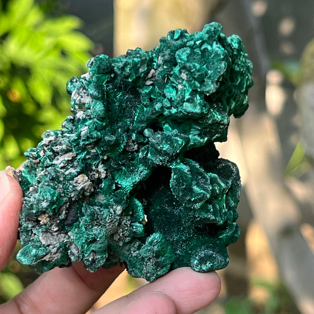 Malachit matasos piatra bruta | Model 20, pietre semipretioase - druzy.ro 2 