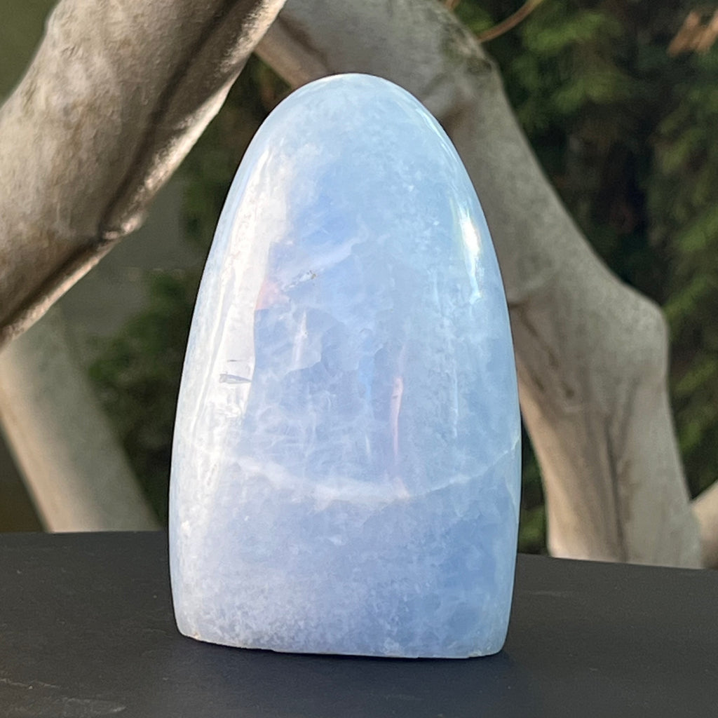 Calcit albastru structura forma libera din Madagascar model 1, druzy.ro, cristale 3