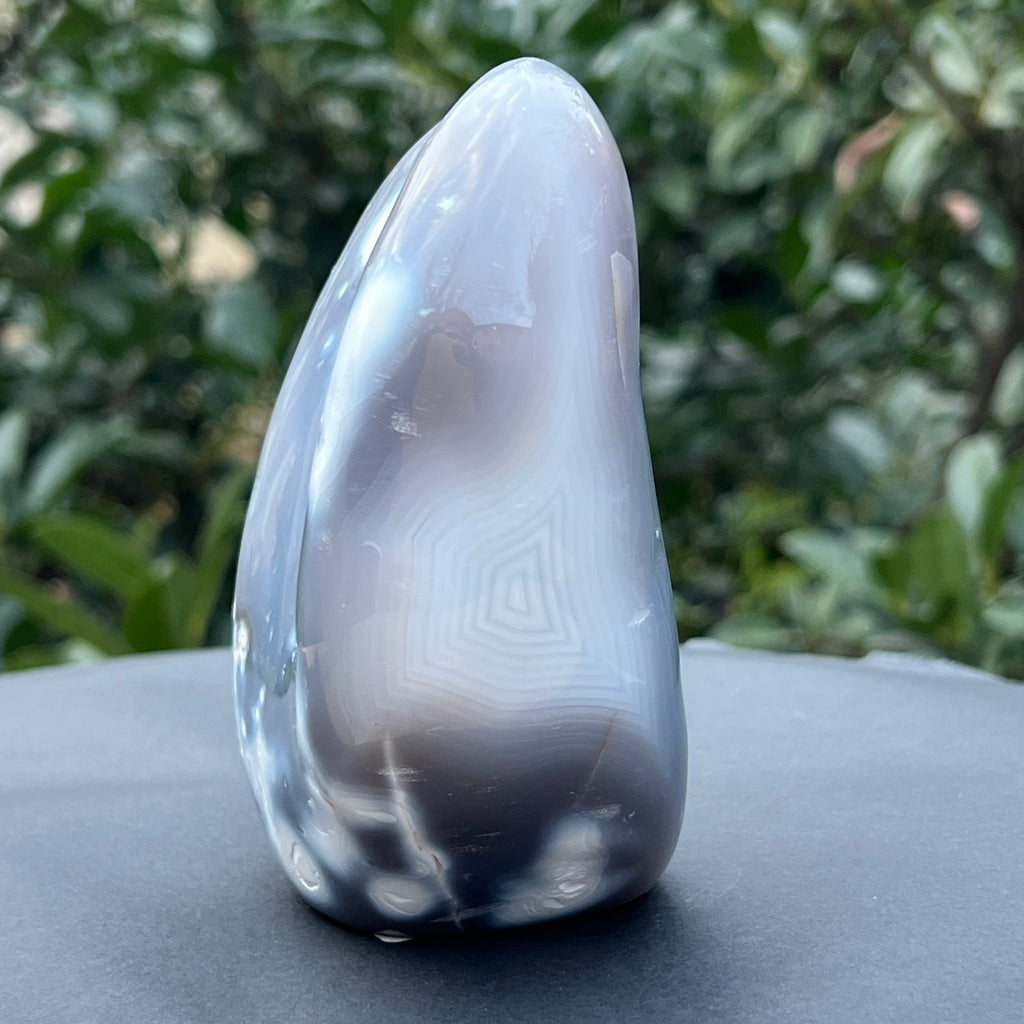 Agat Orca sculptura model 21, pietre semipretioase - druzy.ro 6 