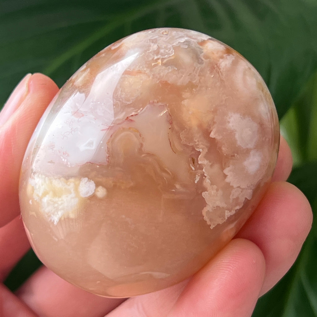 Palmstone agat coral floare rosu md11, pietre semipretioase - druzy.ro 2 