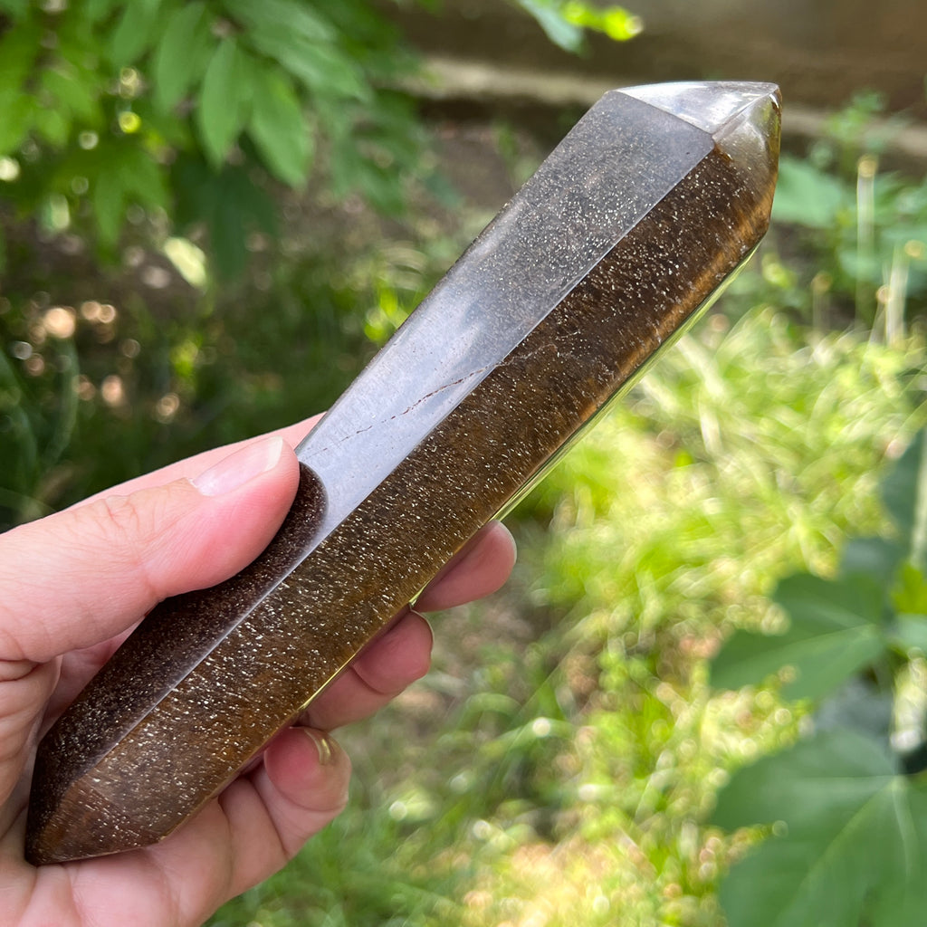 Bagheta dublu varf ochi de tigru model 1, pietre semipretioase - druzy.ro 7 