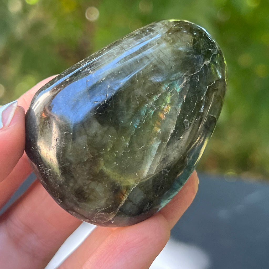 Labradorit palm stone m2, pietre semipretioase - druzy.ro 4 