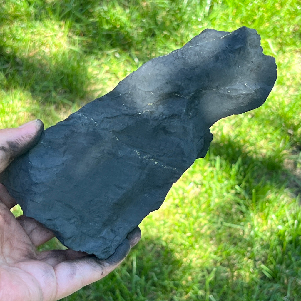 Shungit piatra bruta XXL model 4, pietre semipretioase - druzy.ro 1 