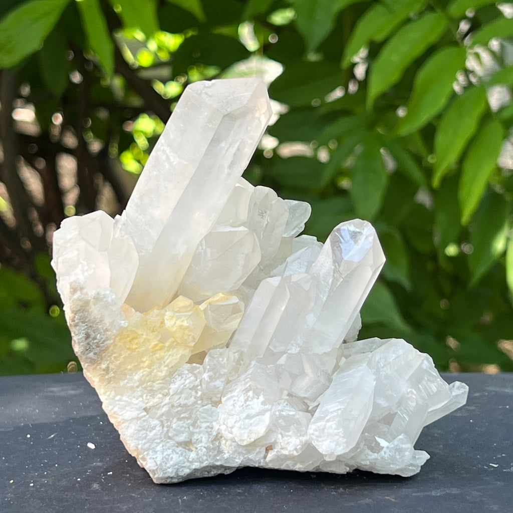 Floare de mina, cluster cuart ICY | Model 10, pietre semipretioase - druzy.ro 1 