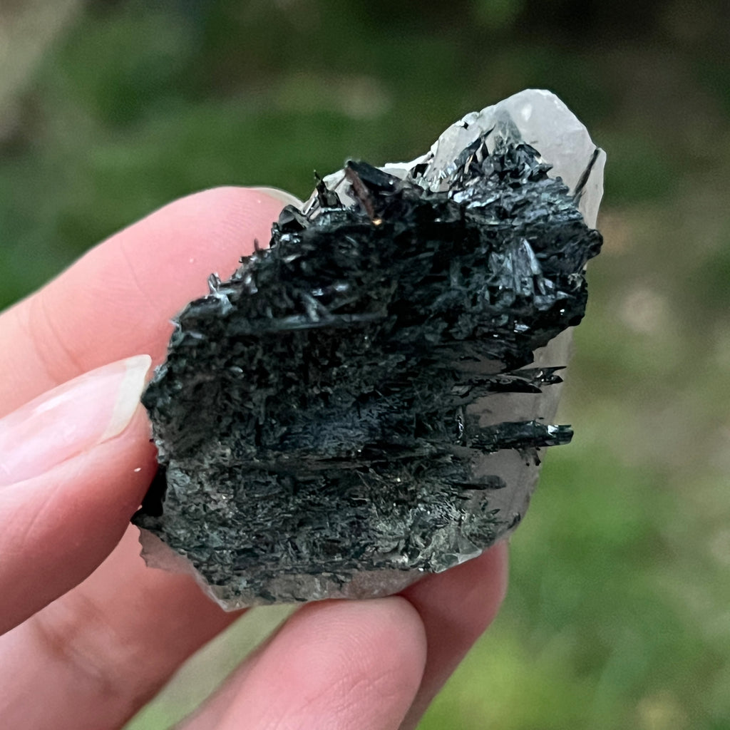 Cluster egirin mini cuart fumuriu/negru Zomba m5, pietre semipretioase - druzy.ro 4 