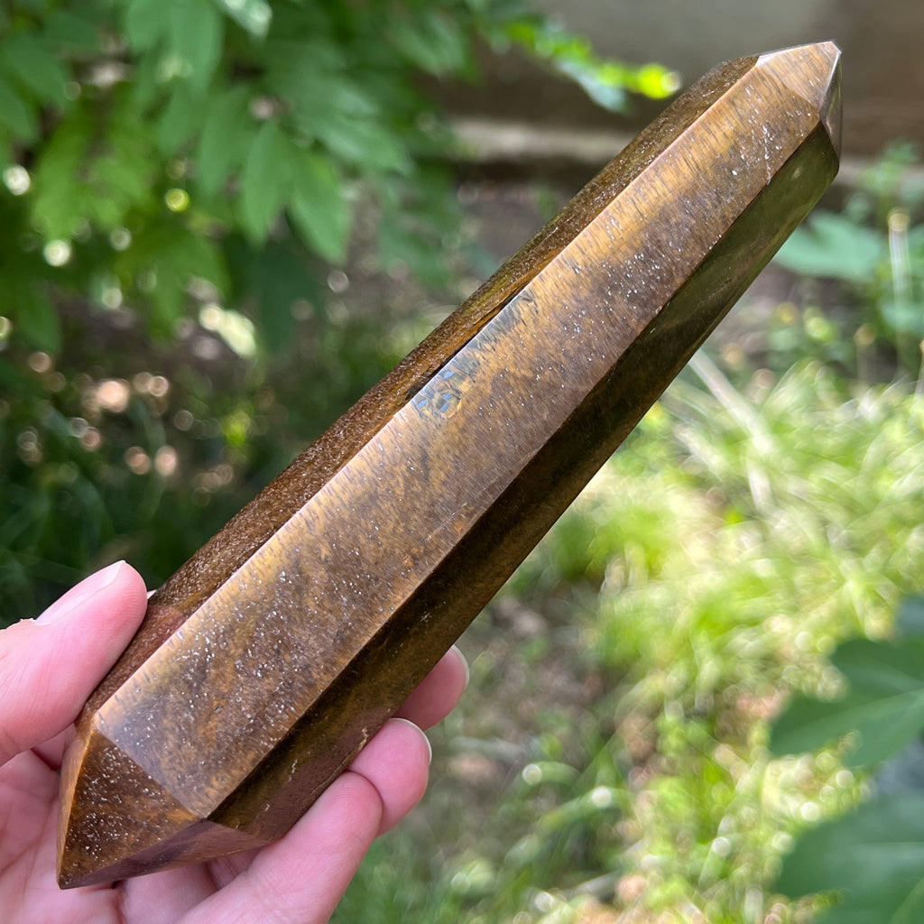 Bagheta dublu varf ochi de tigru model 1, pietre semipretioase - druzy.ro 2 