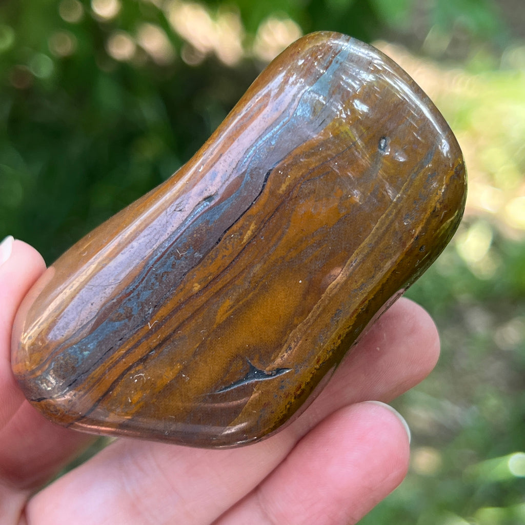 Ochi de tigru (din Prieska Africa) model 8, pietre semipretioase - druzy.ro 1 