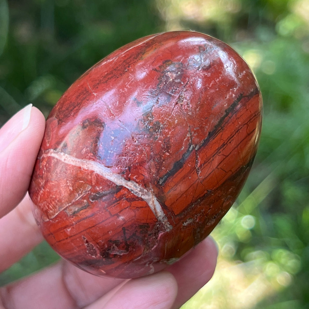 Ou jasp rosu din Zimbabwe model 8, pietre semipretioase - druzy.ro 13 