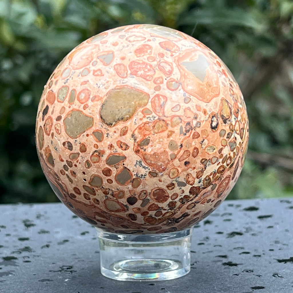 Sfera leopardit Peru model 3, pietre semipretioase - druzy.ro 6 