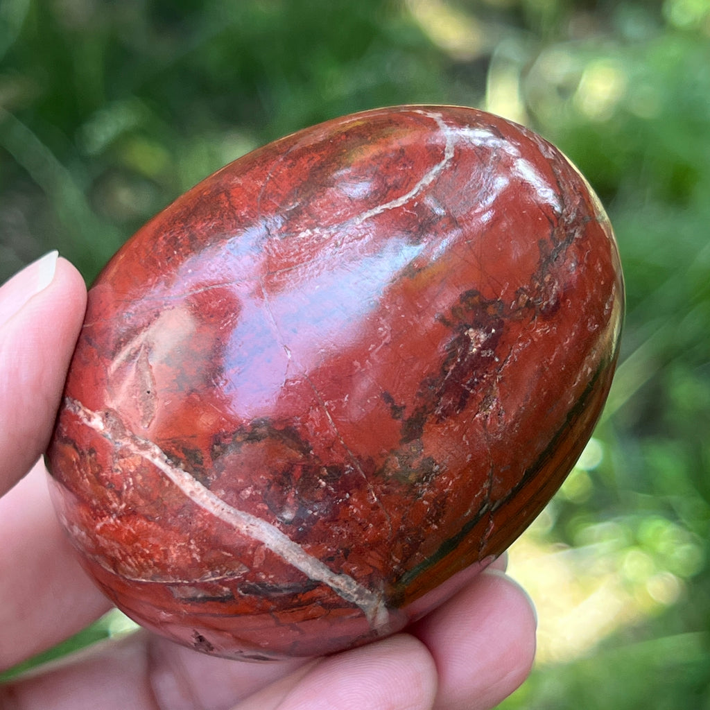 Ou jasp rosu din Zimbabwe model 8, pietre semipretioase - druzy.ro 7 