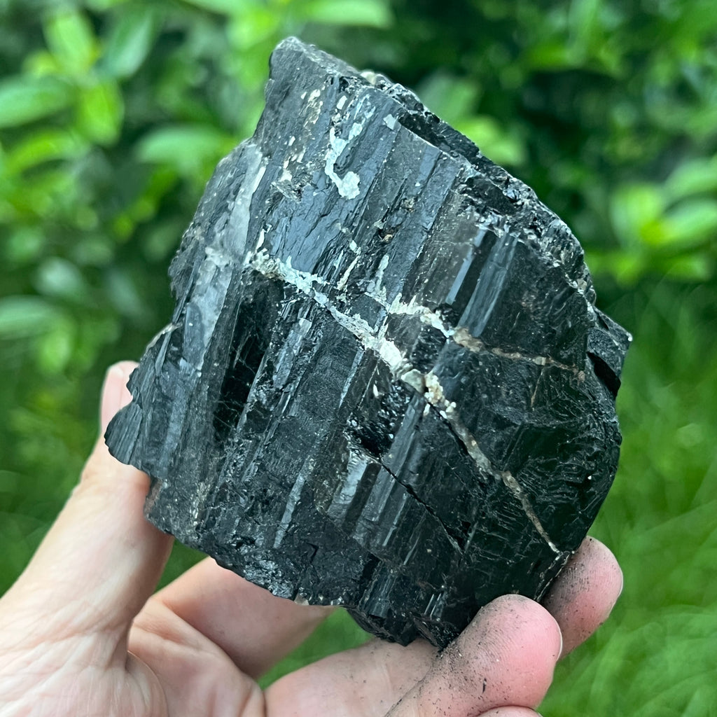 Turmalina neagra piatra bruta L18, pietre semipretioase - druzy.ro 4 