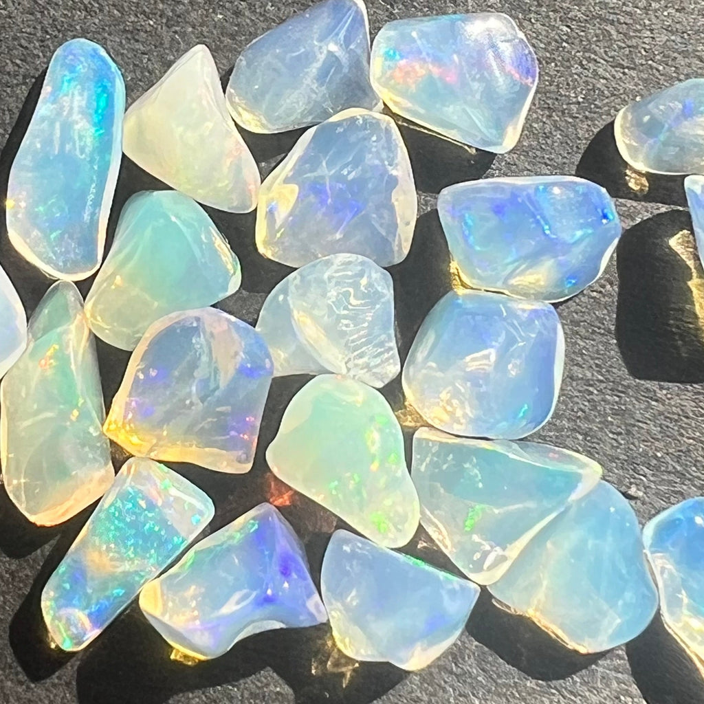 Opal de foc, opal Etiopia 0.5 cm, druzy.ro, cristale 1