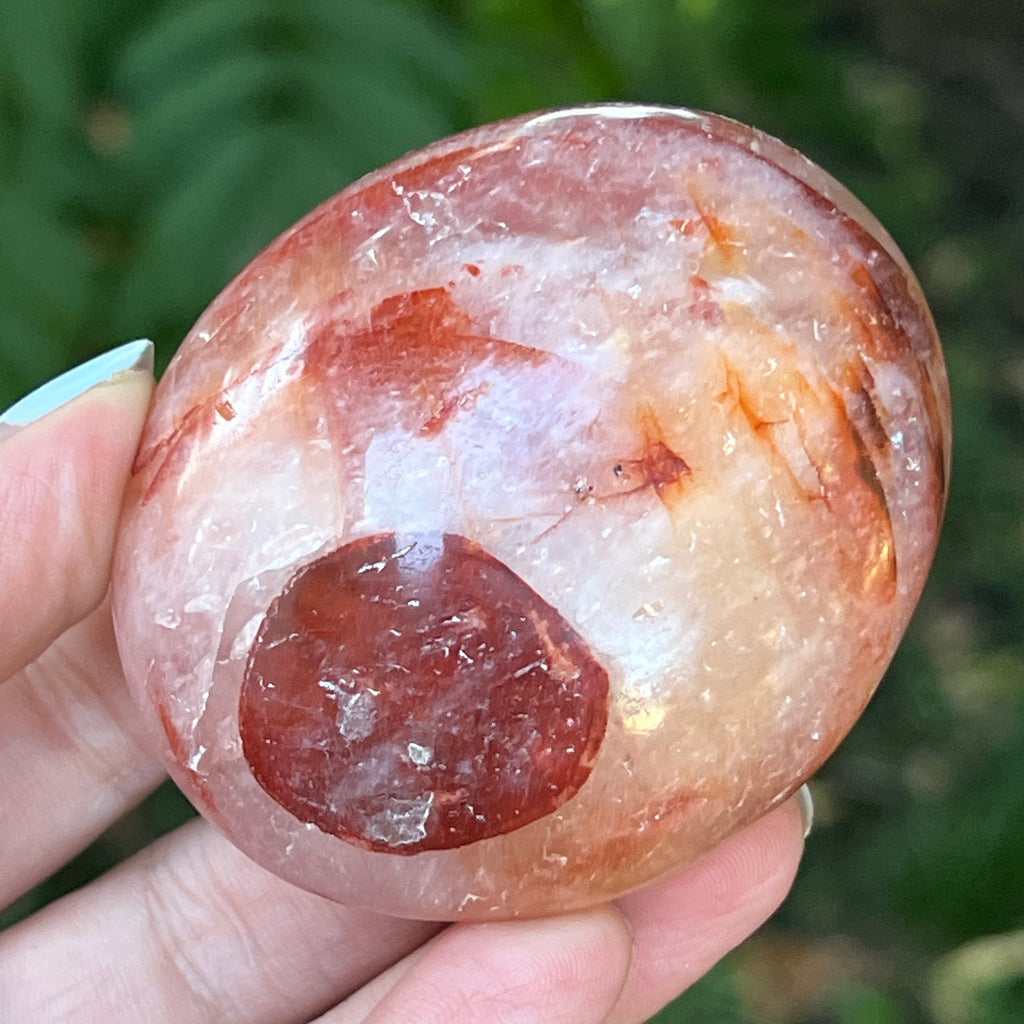 Palmstone cuart rosu hematoid Madagascar m14, cuart de foc, pietre semipretioase - druzy.ro 2 
