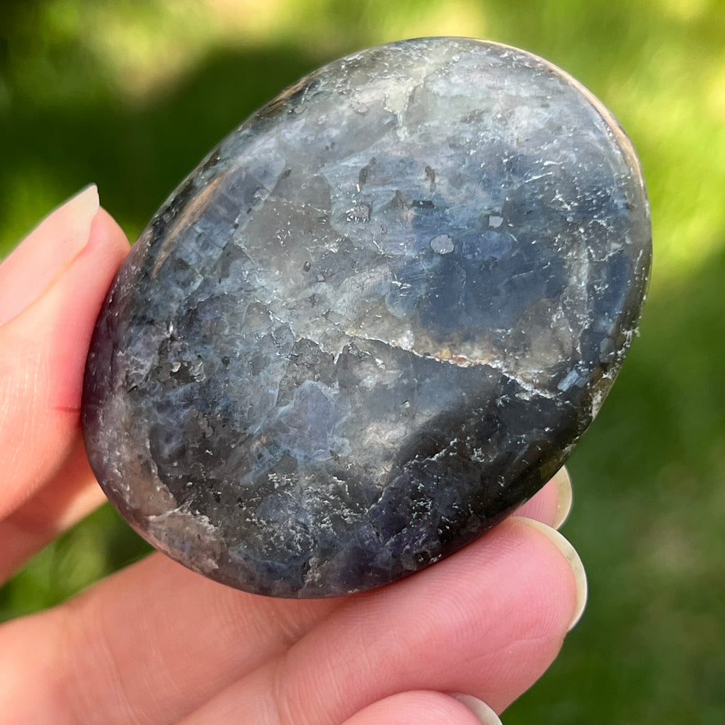 Palmstone Iolit (safir de apa) din Madagascar model 9, pietre semipretioase - druzy.ro 7 