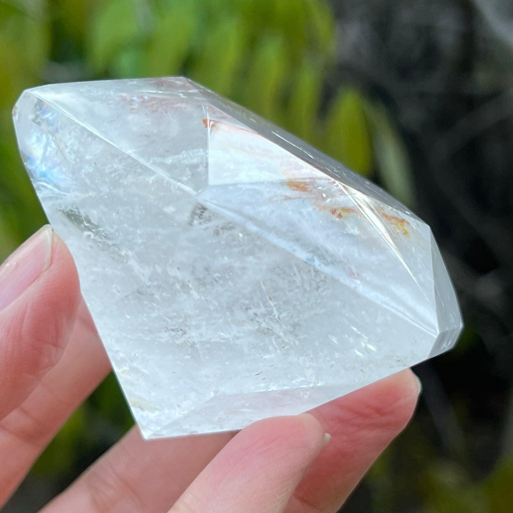 Cuart forma diamant caliate extra, cristal de stanca/cuart incolor m11, pietre semipretioase - druzy.ro 4 