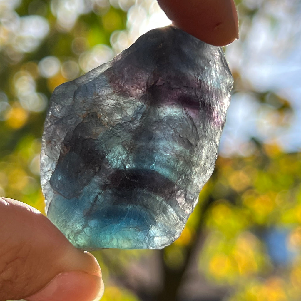 Fluorit albastru piatra bruta m2, druzy.ro, cristale 1