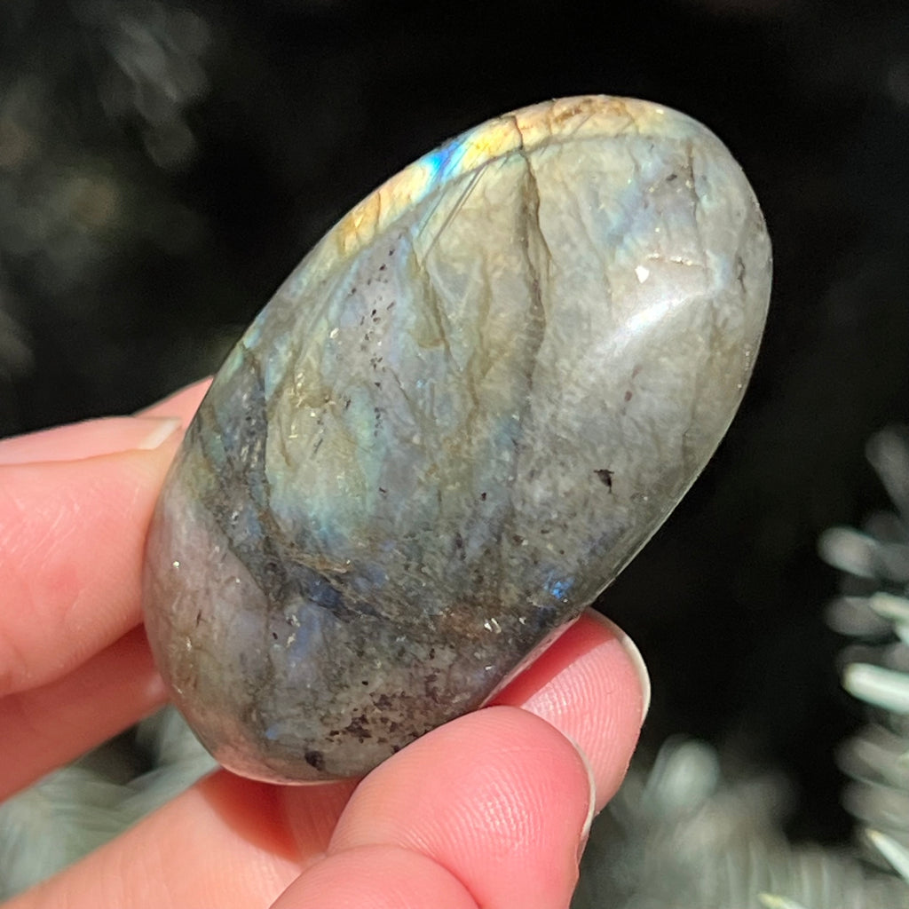 Labradorit palm stone m14, druzy.ro, cristale 3
