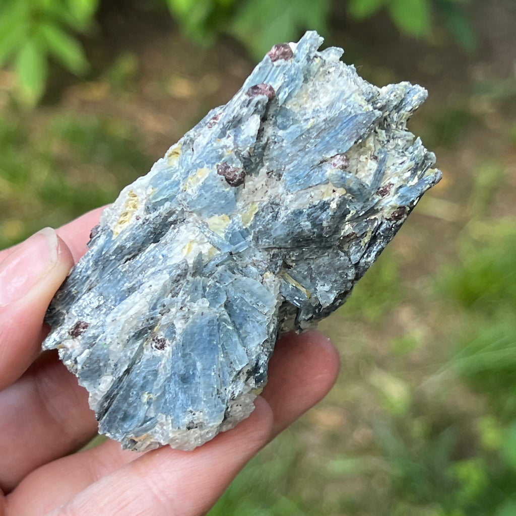 Kianit albastru (Cianit) piatra bruta din Zimbabwe model 4, pietre semipretioase - druzy.ro 13 