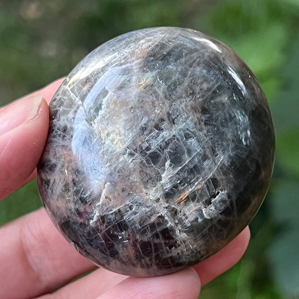 Palmstone piatra lunii somon gri | Model 5, pietre semipretioase - druzy.ro 1 