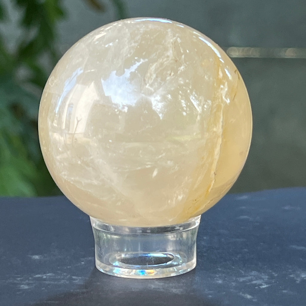 Sfera golden healer, cuart lamaie model 4, pietre semipretioase - druzy.ro 4 