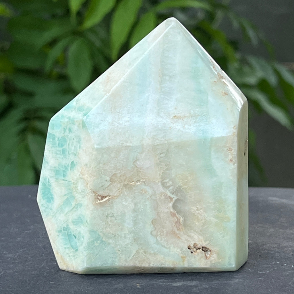 Sculptura generator aragonit albastru | Model 1, pietre semipretioase - druzy.ro 4 