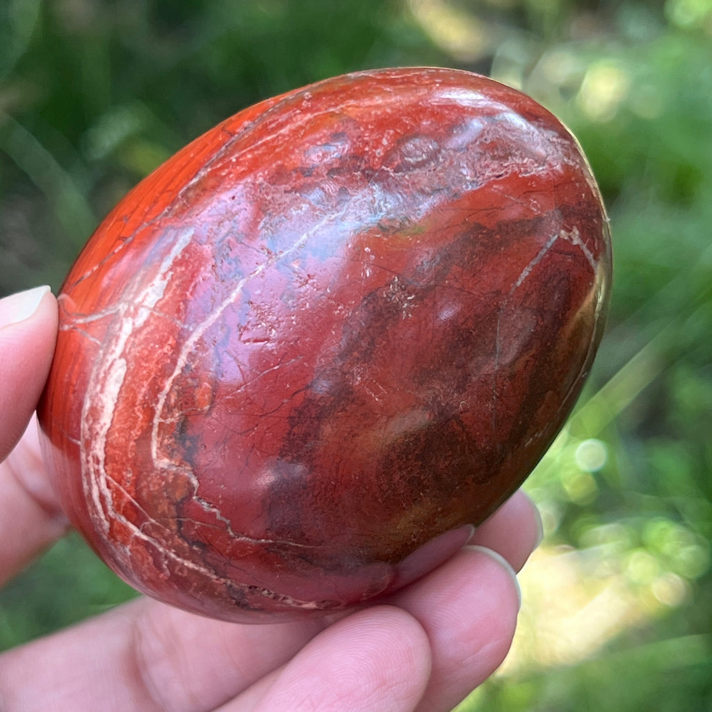 Ou jasp rosu din Zimbabwe model 8, pietre semipretioase - druzy.ro 5 