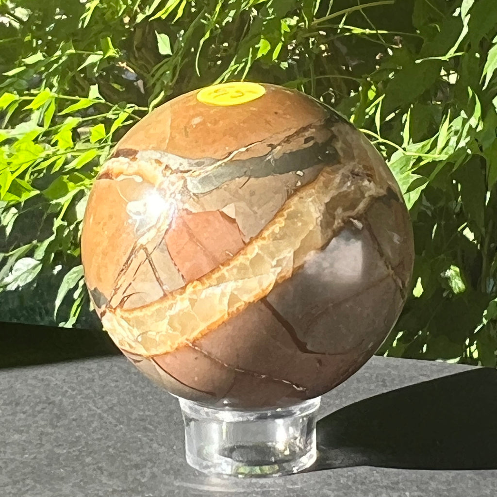 Septaria sfera 7 cm model 4, pietre semipretioase - druzy.ro 5
