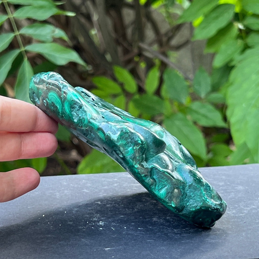 Malachit rulat m5, pietre semipretioase - druzy.ro 4 
