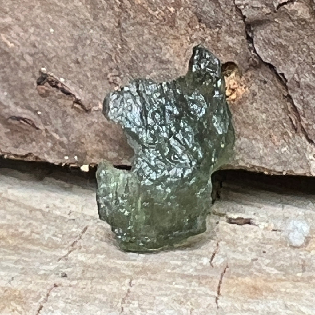 Moldavit piatra bruta model 2A/8, pietre semipretioase - druzy.ro 2 