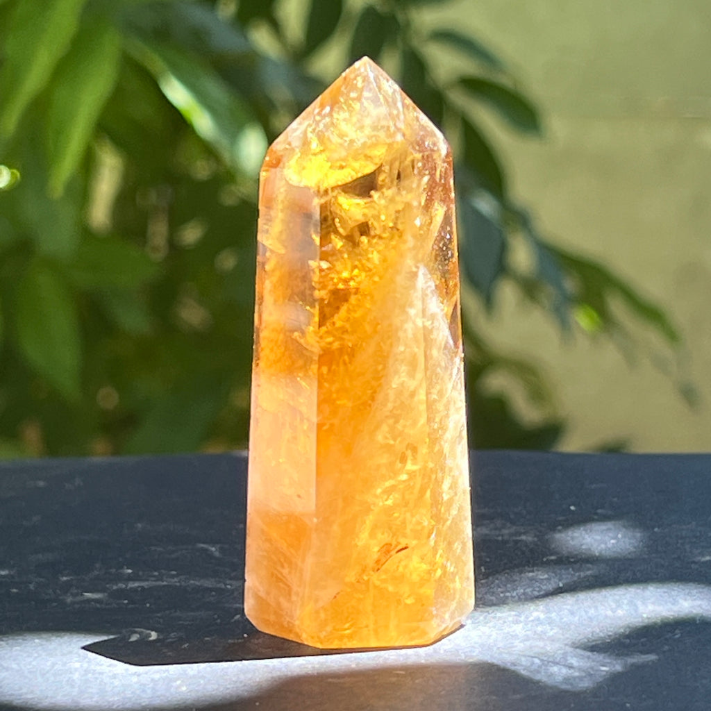 Obelisc citrin Brazilia calitate Extra AAA model 14, pietre semipretioase - druzy.ro 1 