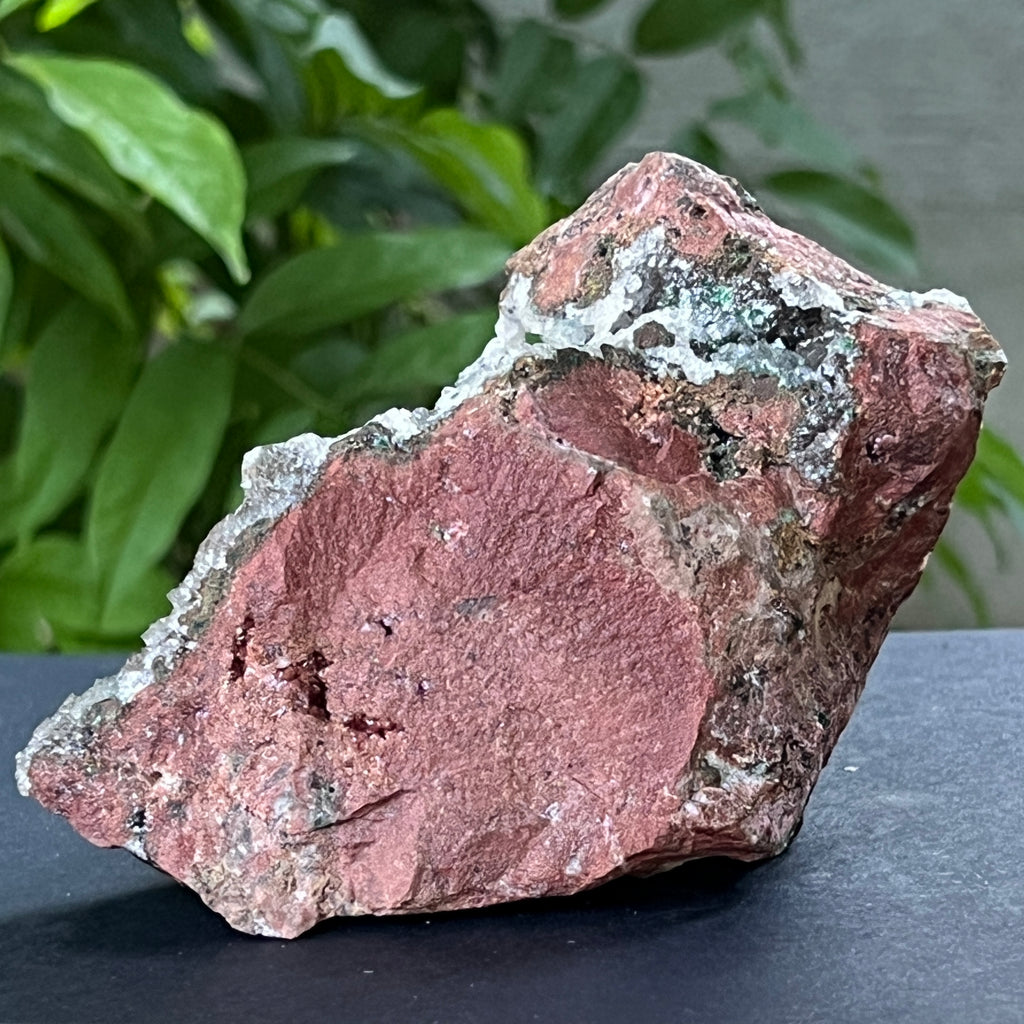 Cluster de dolomit cu malachit în matrice de cupru, model 7, pietre semipretioase - druzy.ro 7 