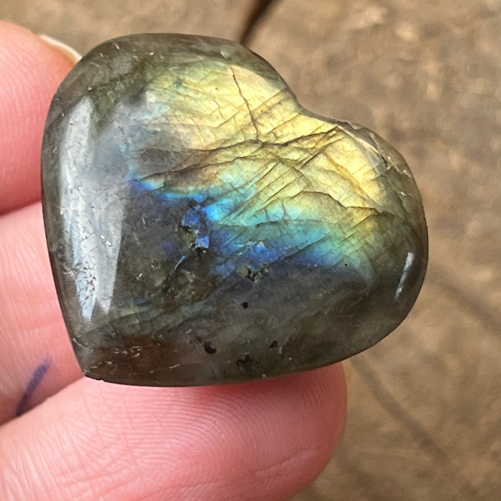 Inima labradorit model 6, pietre semipretioase - druzy.ro 1 